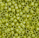 Delica 11/0 RD #0262 Chartreuse Opaque Glazed Luster 5.2g Vial